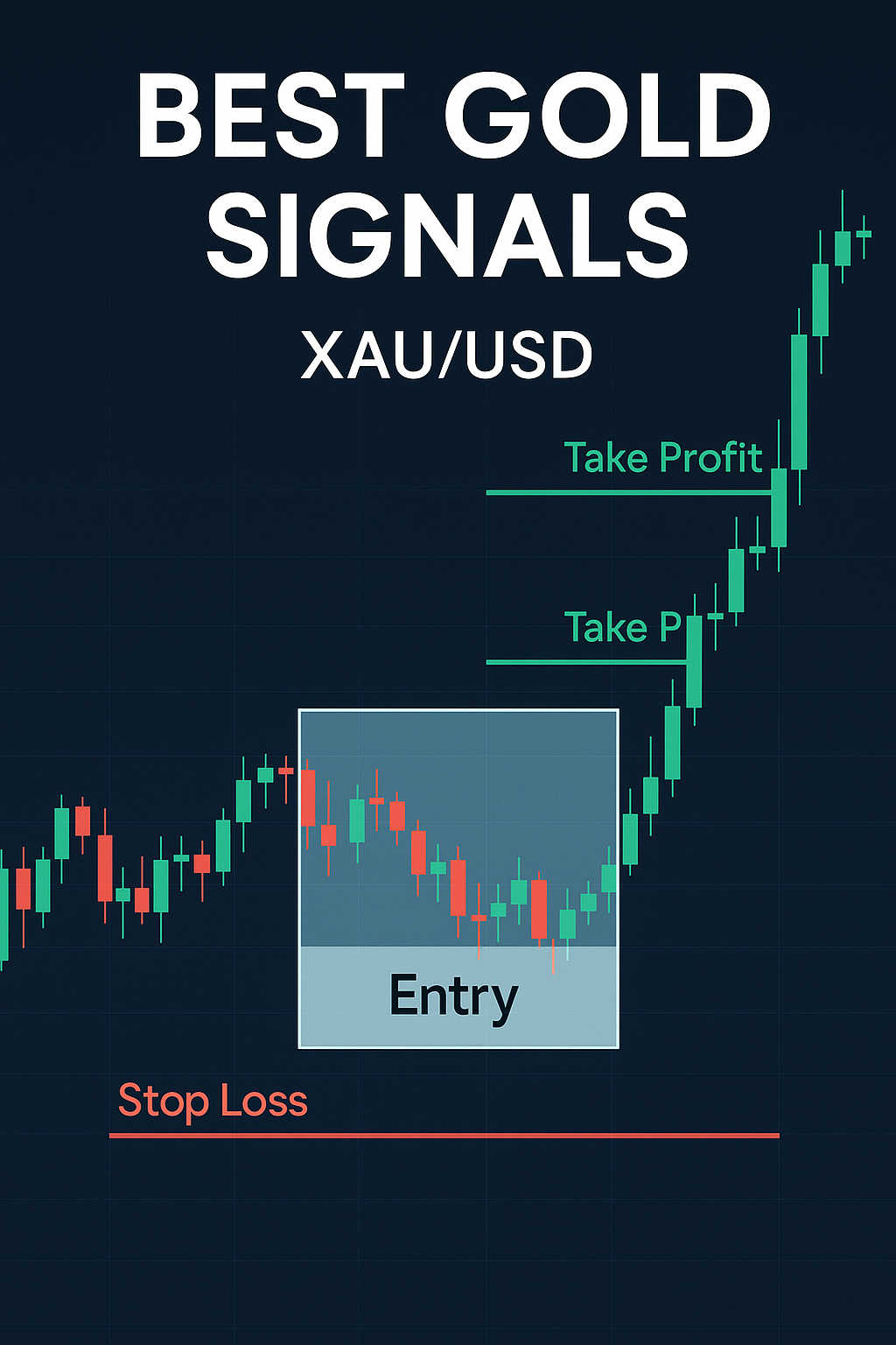 United Kings gold signals XAUUSD chart showing entry, stop loss, and take profit